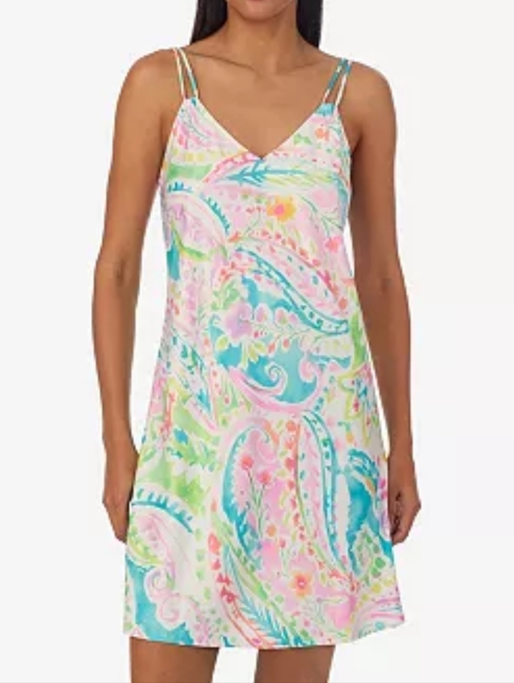 Lauren Ralph Lauren Double Strap Chemise XL